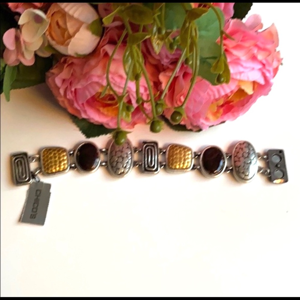 CHICO’S Sonia Gold Silver Tone Bracelet